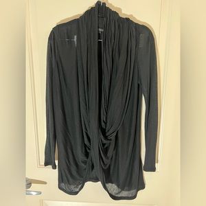 Alice + Olivia Drape Wrap Around Cardigan